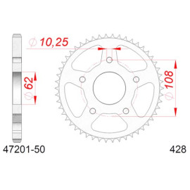 CORONA AFAM IN ACCIAIO P428 - Z50 (DIS.00002)