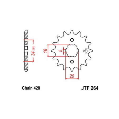 PIGNONE P428 - Z17 (DIS.49300)