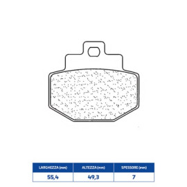 SET PASTIGLIE FRENO CL BRAKES 3054MSC