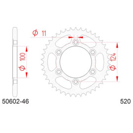 CORONA AFAM IN ACCIAIO P520 - Z46 (DIS.50602)