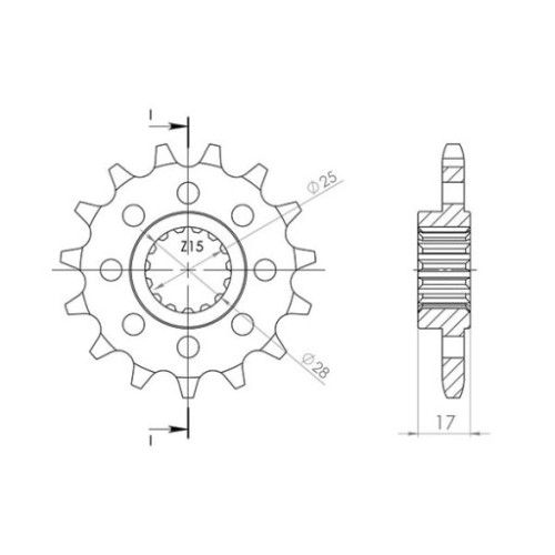 PIGNONE P520 - Z15 (DIS.52616)