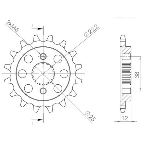 PIGNONE P520 - Z15 (DIS.52606)