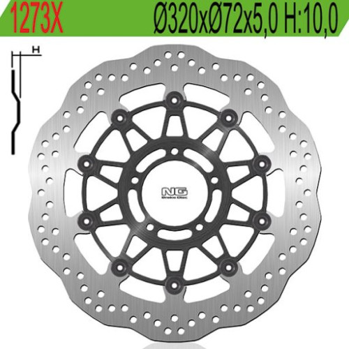 DISCO FRENO NG 1273X