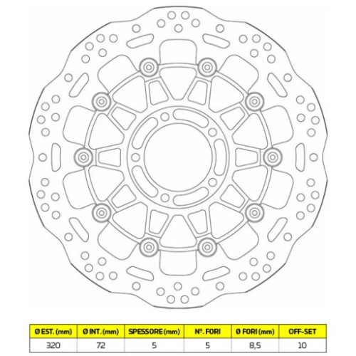 DISCO FRENO SBS 6044