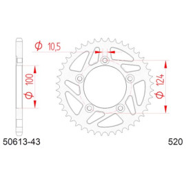 CORONA AFAM IN ACCIAIO P520 - Z43 (DIS.50613)