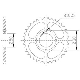 CORONA IN ACCIAIO P520 - Z34 (DIS.00003)