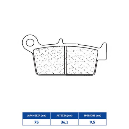 SET PASTIGLIE FRENO CL BRAKES 2314X59