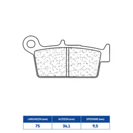 SET PASTIGLIE FRENO CL BRAKES 2314S4