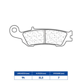 SET PASTIGLIE FRENO CL BRAKES 1183MX10