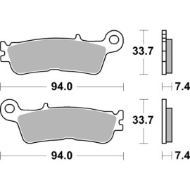 SET PASTIGLIE FRENO SBS 965SI