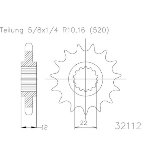 PIGNONE P520 - Z14 (DIS.94313)