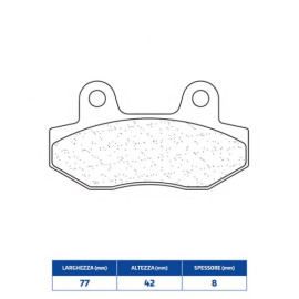 SET PASTIGLIE FRENO CL BRAKES 3096SC