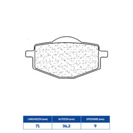 SET PASTIGLIE FRENO CL BRAKES 3008SC