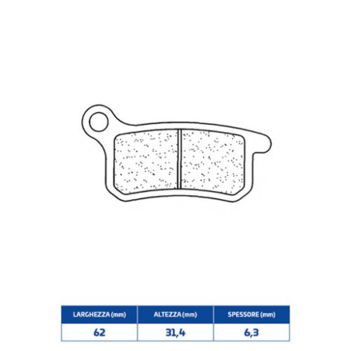 SET PASTIGLIE FRENO CL BRAKES 1078MX10