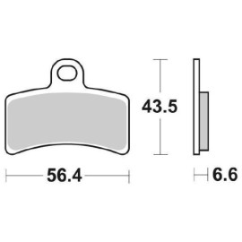 SET PASTIGLIE FRENO SBS 815LF