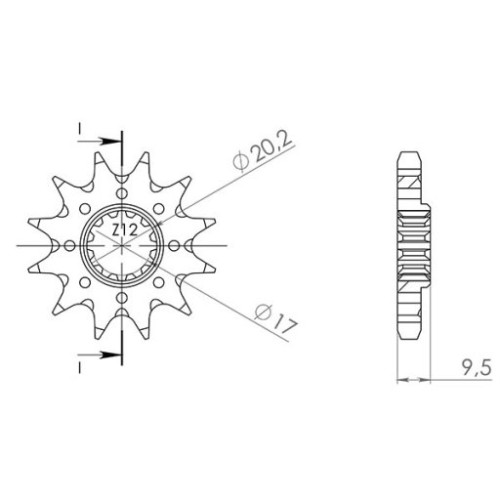 PIGNONE P428 - Z13 (DIS.00515)
