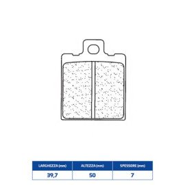 SET PASTIGLIE FRENO CL BRAKES 2249X59