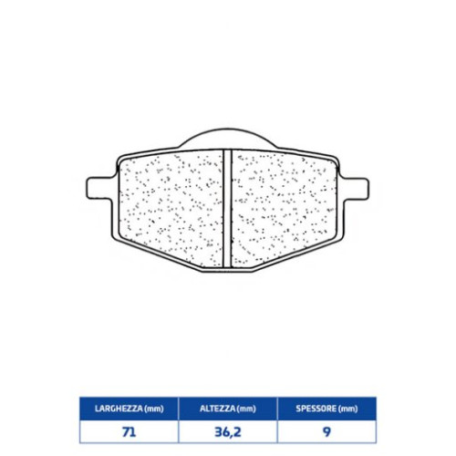 SET PASTIGLIE FRENO CL BRAKES 2284S4
