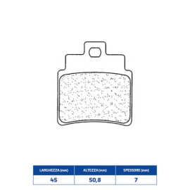 SET PASTIGLIE FRENO CL BRAKES 3070MSC