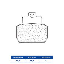 SET PASTIGLIE FRENO CL BRAKES 3084MSC