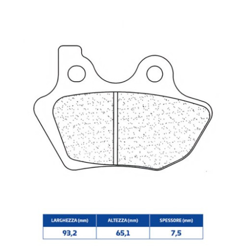 SET PASTIGLIE FRENO CL BRAKES 2958RX3