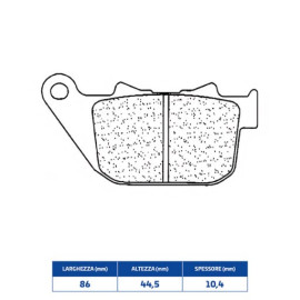 SET PASTIGLIE FRENO CL BRAKES 1150RX3