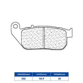 CL Brakes PASTIGLIA FRENO ANTERIORE
