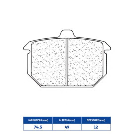 SET PASTIGLIE FRENO CL BRAKES 2701RX3