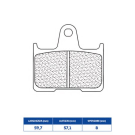 SET PASTIGLIE FRENO CL BRAKES 2813RX3