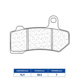 CL Brakes COPPIA PASTIGLIE FRENO ANTERIORE