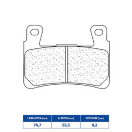 CL Brakes PASTIGLIA FRENO ANTERIORE