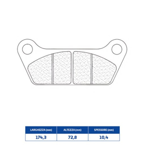 SET PASTIGLIE FRENO CL BRAKES 2702RX3
