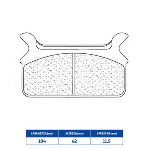 SET PASTIGLIE FRENO CL BRAKES 2342RX3