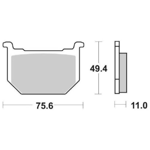 SET PASTIGLIE FRENO SBS 533HF