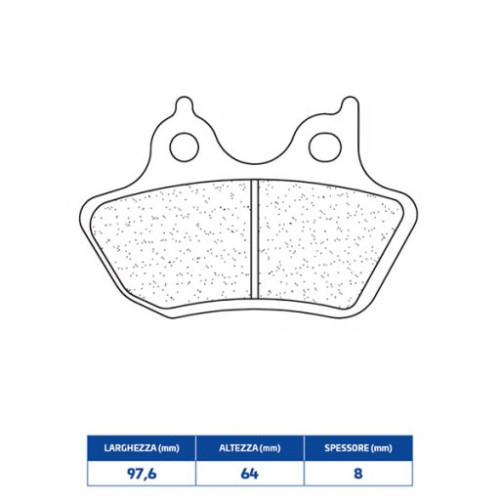 SET PASTIGLIE FRENO CL BRAKES 1211RX3