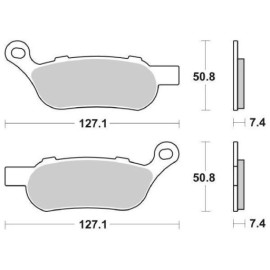 SET PASTIGLIE FRENO SBS 854H.LS