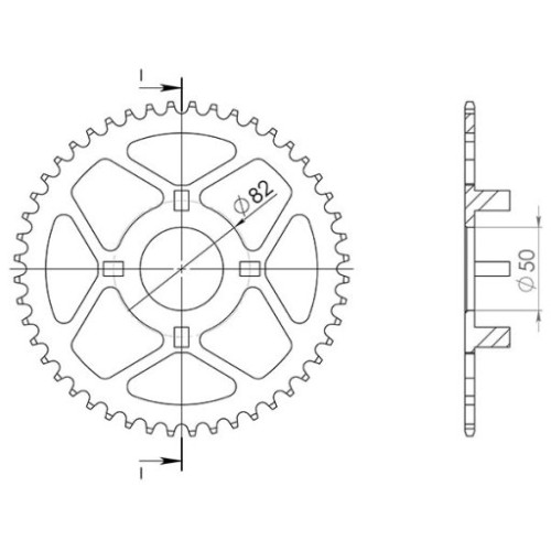 CORONA IN ACCIAIO P420 - Z38 (DIS.10106)