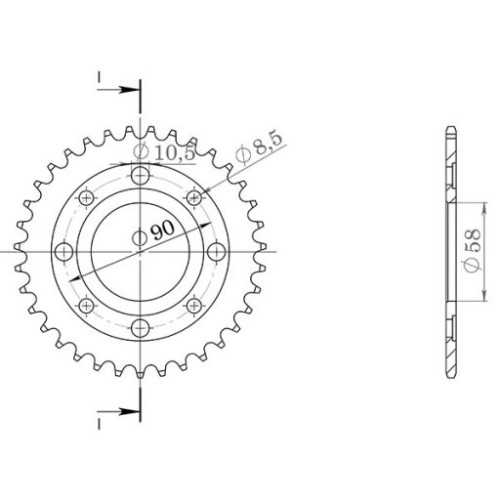 CORONA IN ACCIAIO P420 - Z37 (DIS.10113)