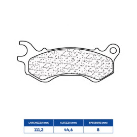 SET PASTIGLIE FRENO CL BRAKES 3102MSC