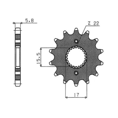 PIGNONE P420 - Z15 (DIS.20105)