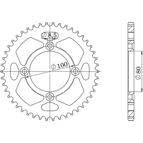 CORONA IN ACCIAIO P420 - Z36 (DIS.10101)