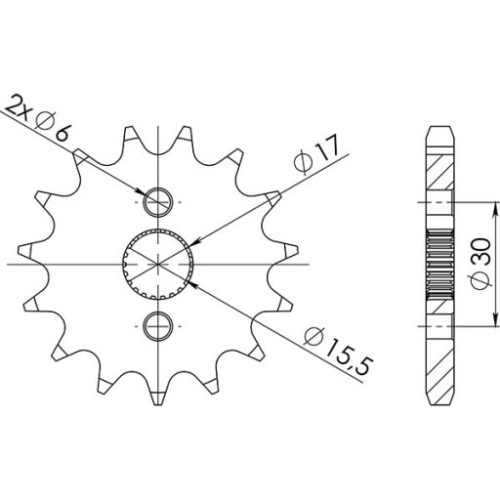 PIGNONE P428 - Z15 (DIS.20108)