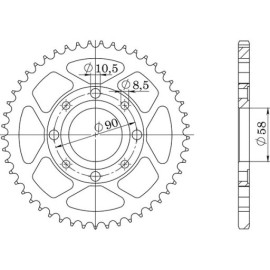 CORONA IN ACCIAIO P428 - Z35 (DIS.10201)