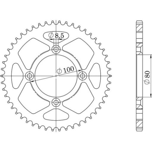 CORONA IN ACCIAIO P428 - Z50 (DIS.10110)