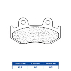 SET PASTIGLIE FRENO CL BRAKES 3019SC