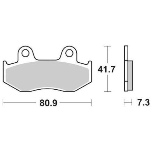 SET PASTIGLIE FRENO SBS 104CT