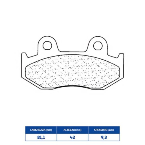 SET PASTIGLIE FRENO CL BRAKES 3073MSC