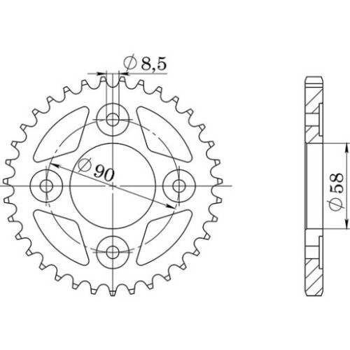 CORONA IN ACCIAIO P420 - Z35 (DIS.10117)