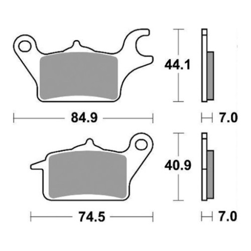 SET PASTIGLIE FRENO SBS 216CT