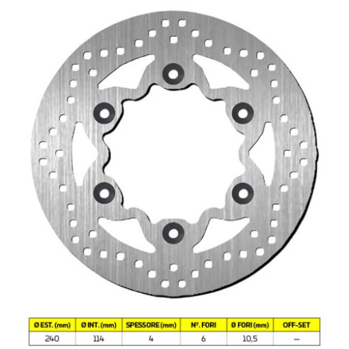 DISCO FRENO SBS 5254